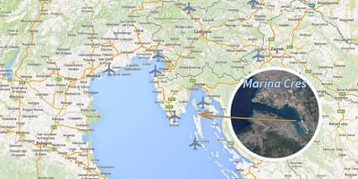 Cres peta kroasia