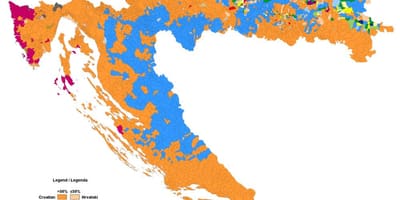 Peta dari etnis peta kroasia