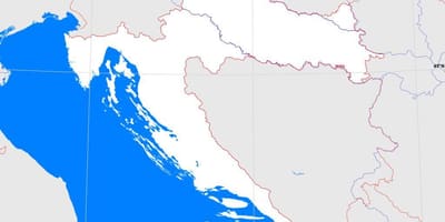 Garis besar peta kroasia