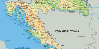 Kroasia pada peta