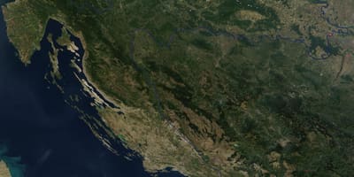 Peta dari satelit kroasia